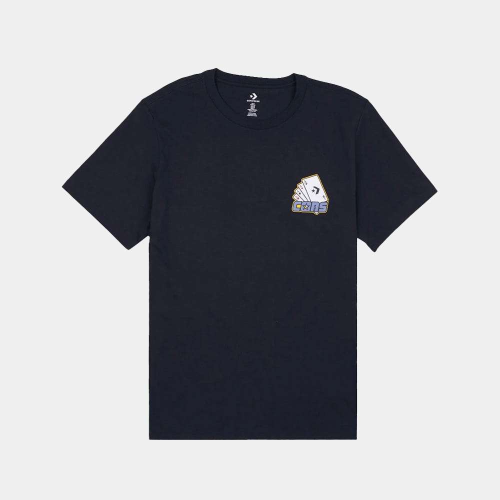 Shop Converse Men Black CONS Card Skate T-Shirt Online - Converse.in