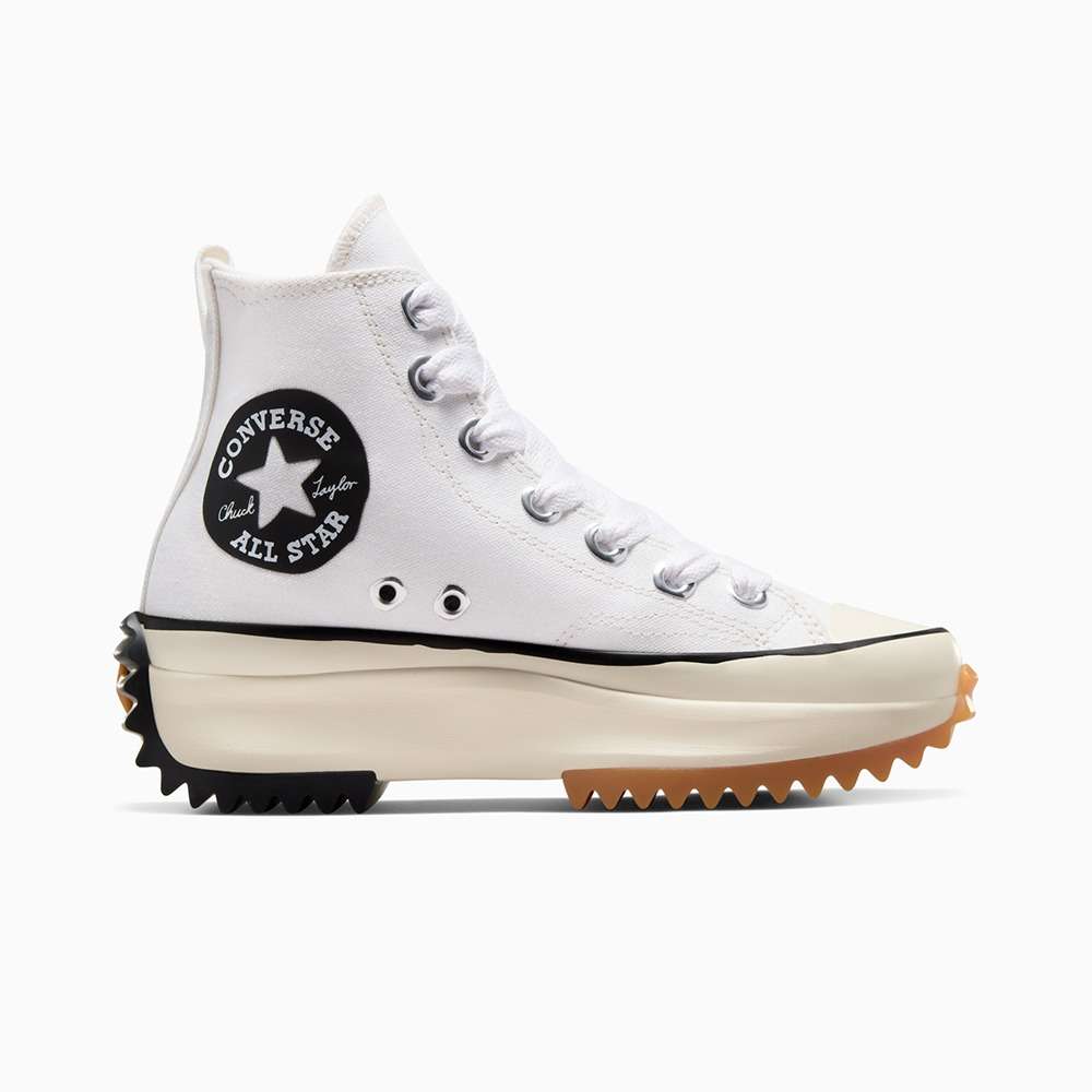 Shop Converse Unisex Run Star Hike Platform Sketch White Sneakers