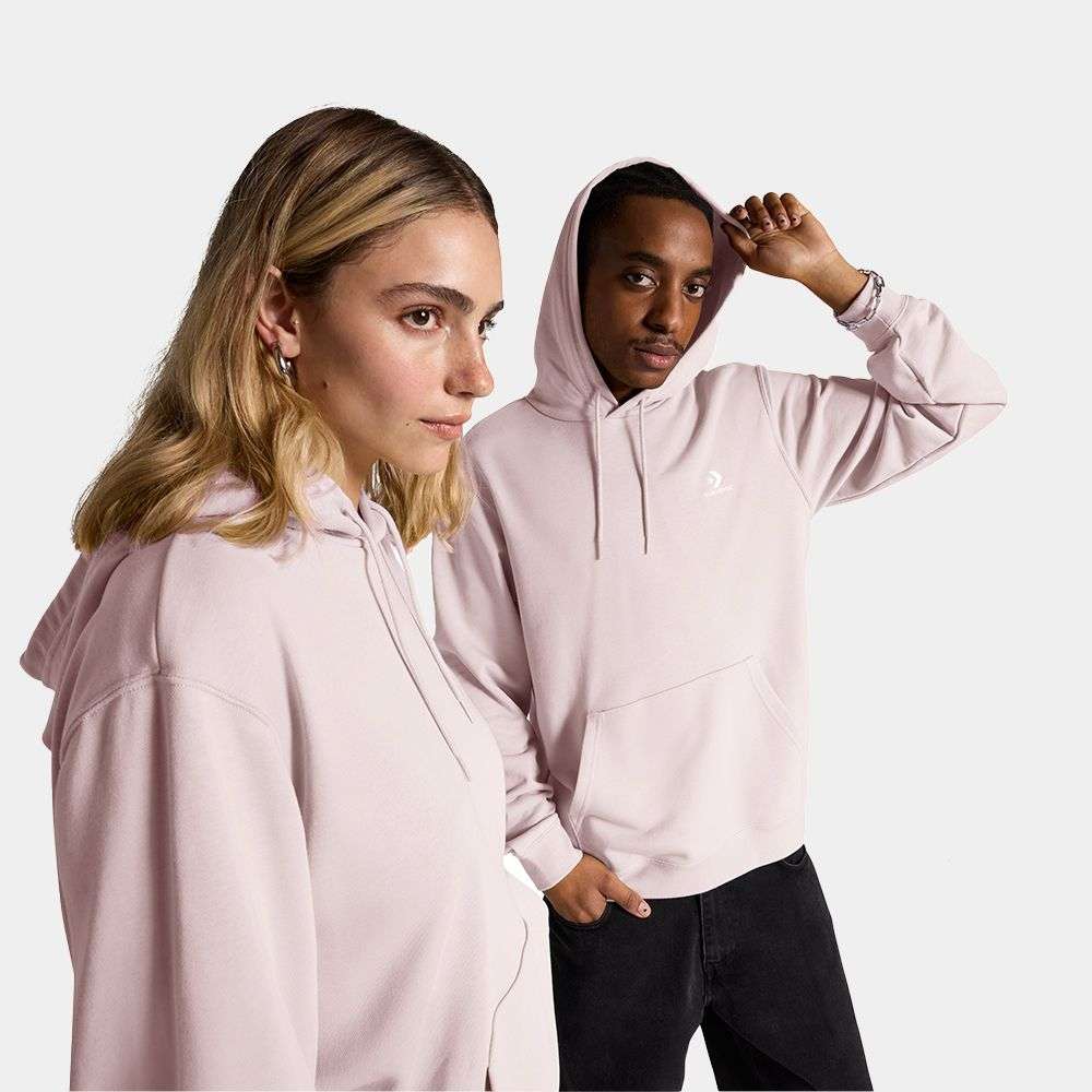 Converse Go-To Embroidered Star Chevron Standard Fit Pullover Hoodie unisex hoodie