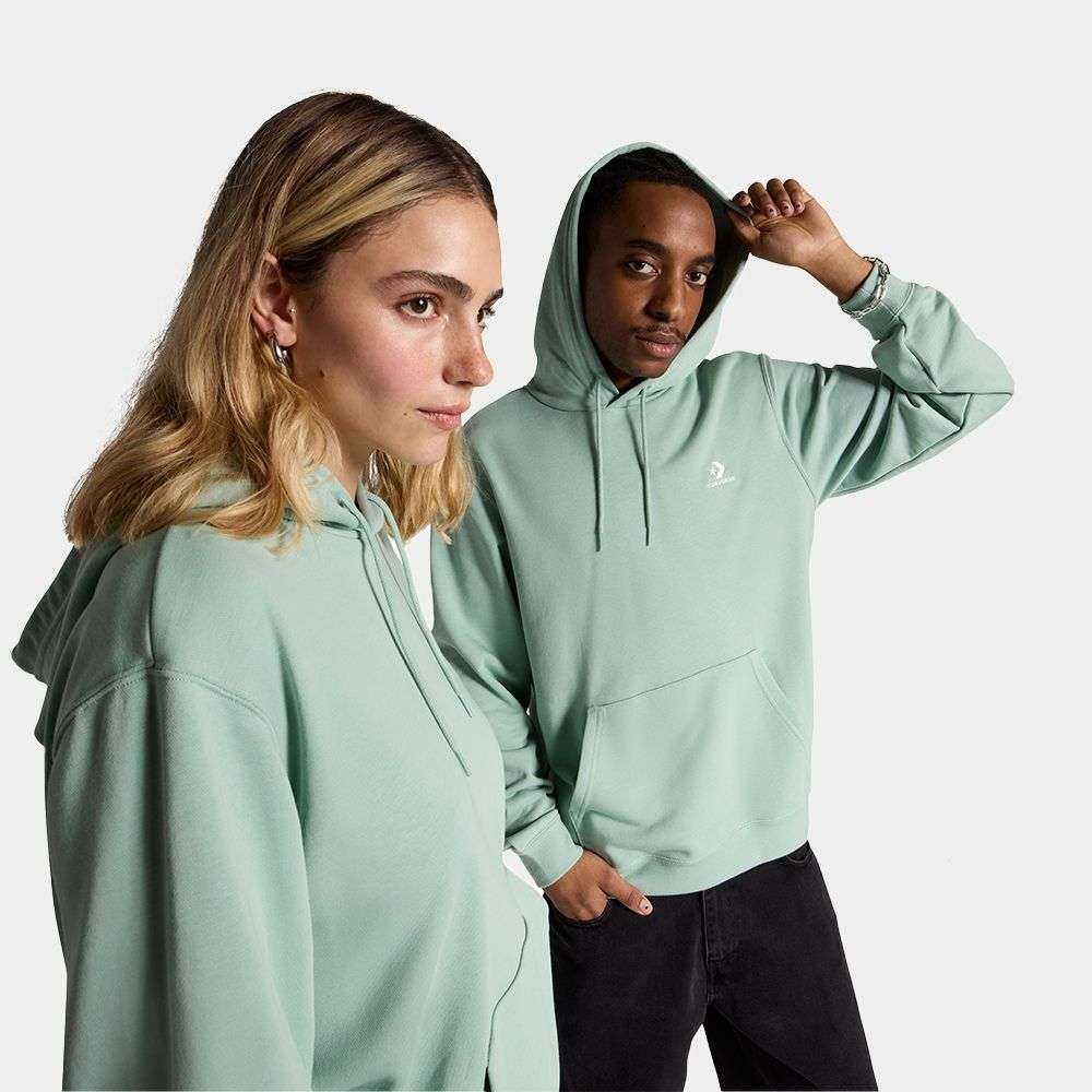 Converse Go-To Embroidered Star Chevron Standard Fit Pullover Hoodie unisex hoodie