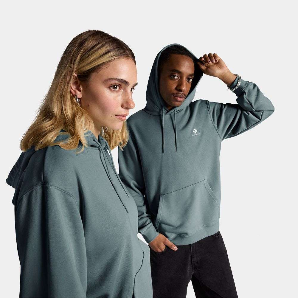 Converse Go-To Embroidered Star Chevron Standard Fit Pullover Hoodie unisex hoodie