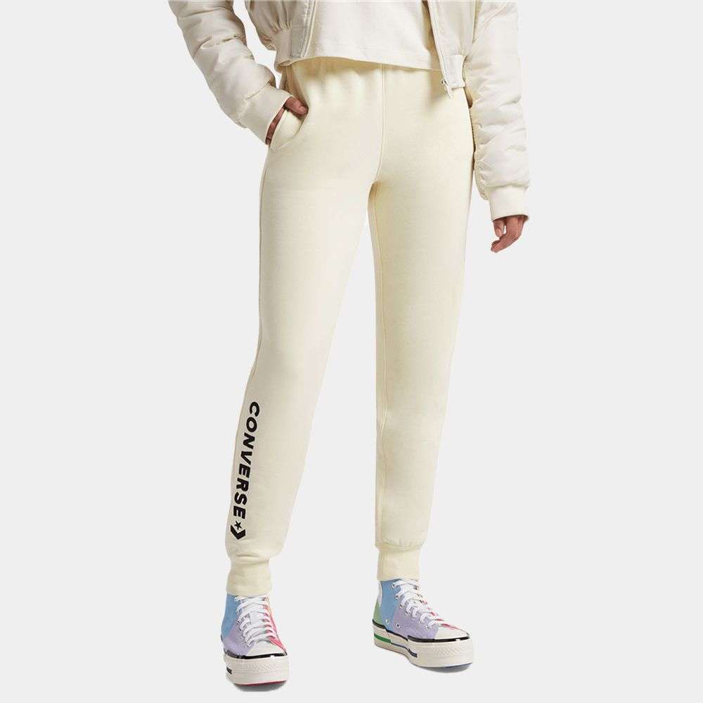 converse Wordmark Fleece Jogger womne's bottom-picture-10