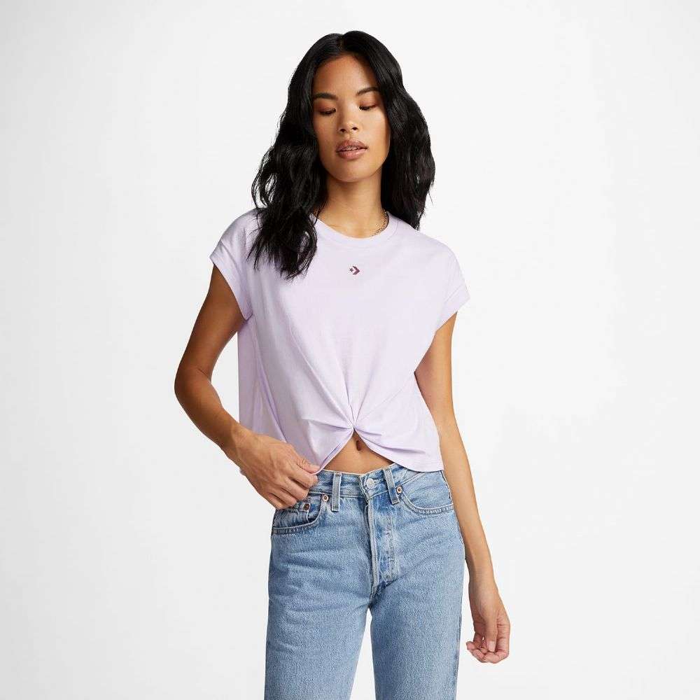 Wordmark Twist Tee women's t-shirt