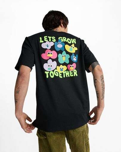 Shop Converse Men Black Grow Together T-Shirt Online - Converse.in