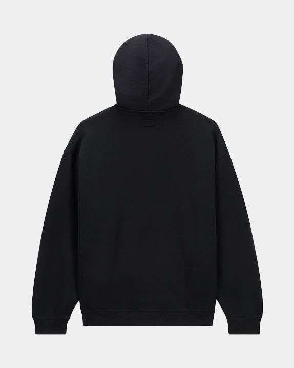 Shop Converse Men Black Wordmark Hoodie Online