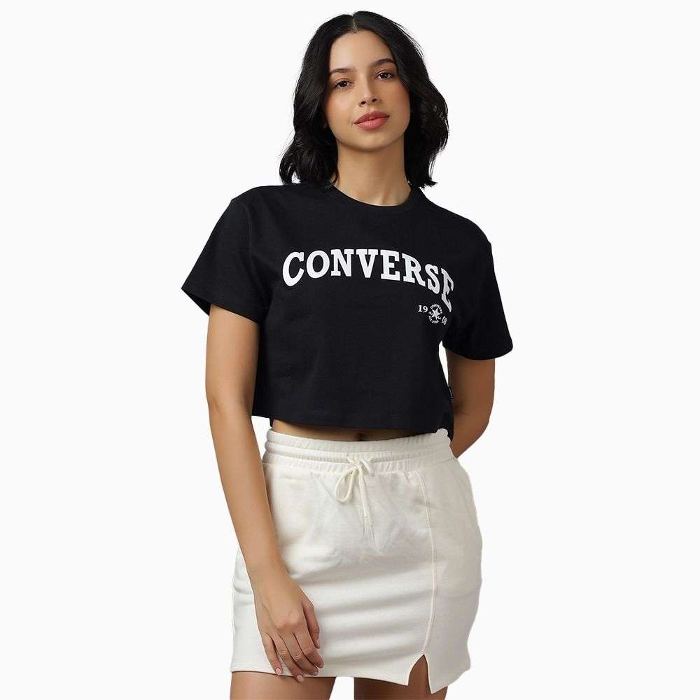 Cropped Collegiate Cropped T-Shirt women t-shirt