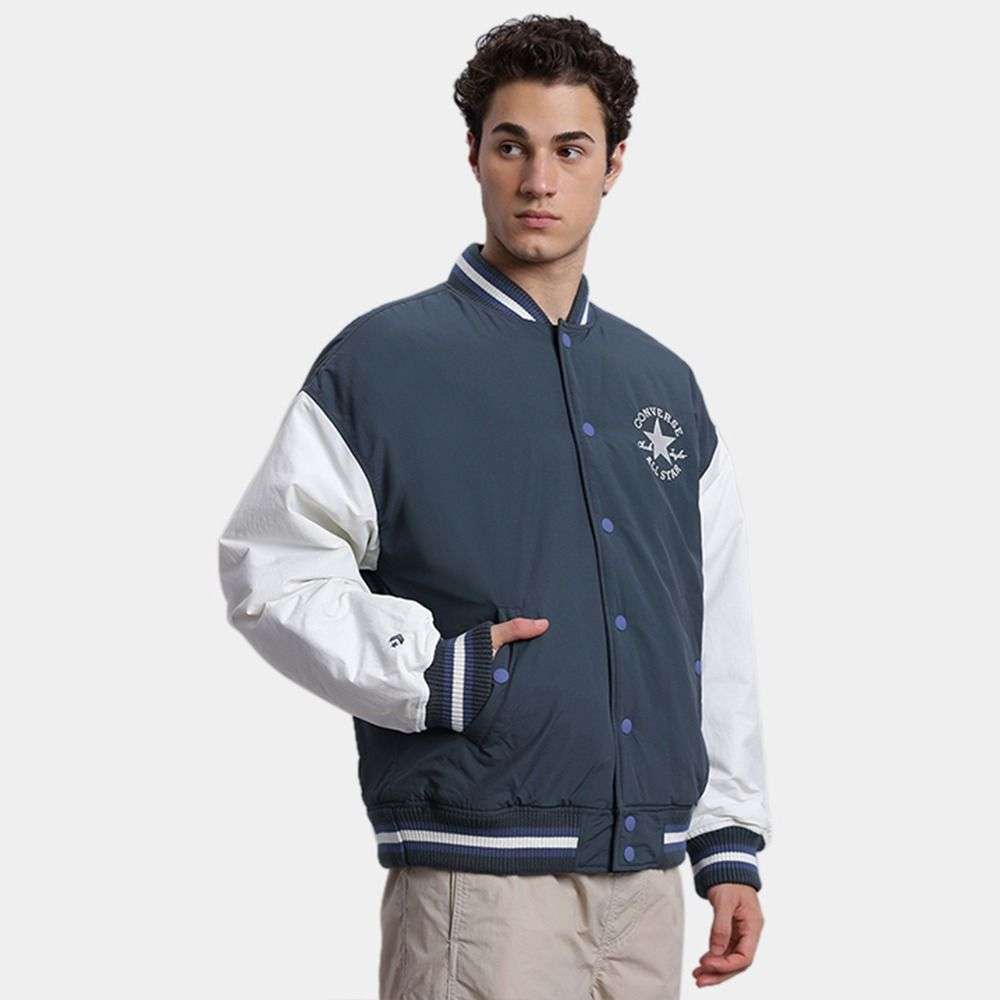 Shop Converse Men Blue Retro Coaches Jacket Online - Converse.in