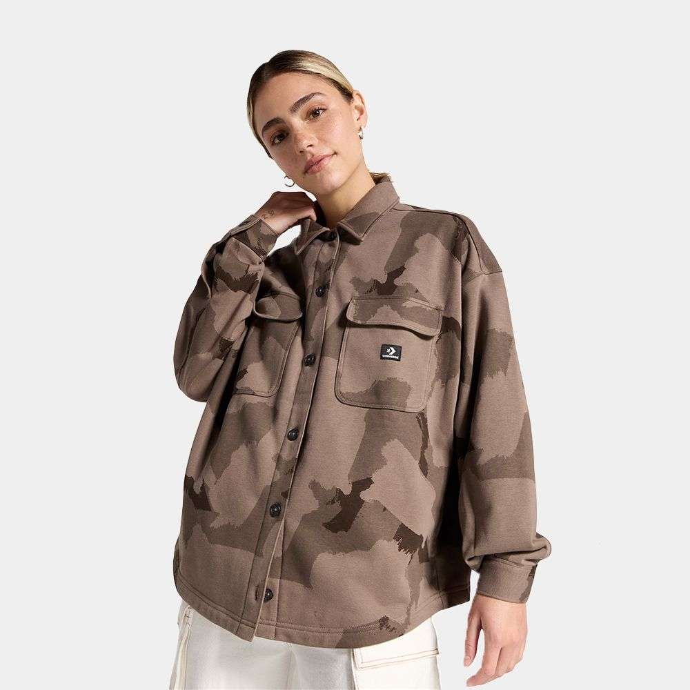 Camo Shirt Jacket women's jacket
