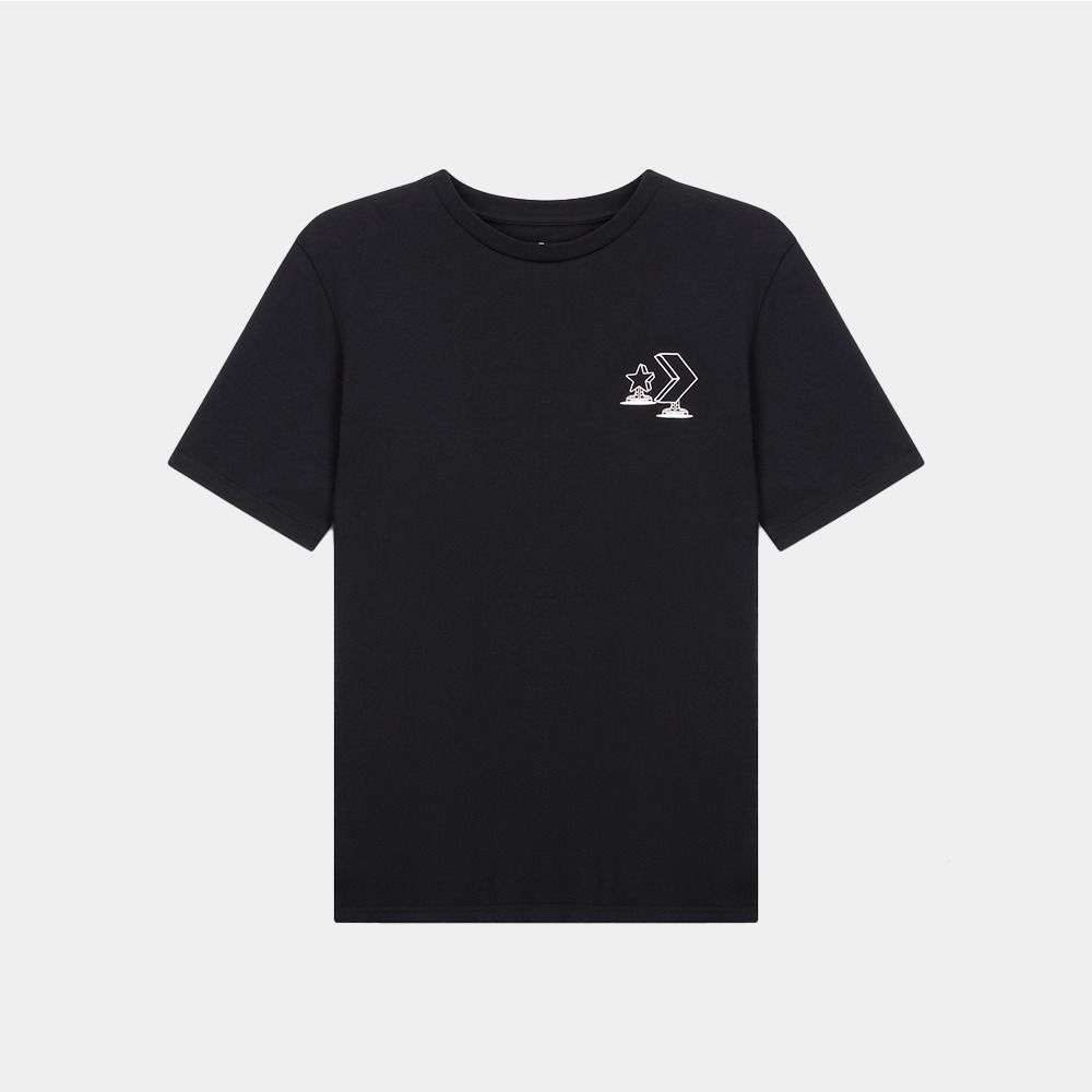 Shop Unisex Black Converse x Patta Gold Standard T-Shirt Online