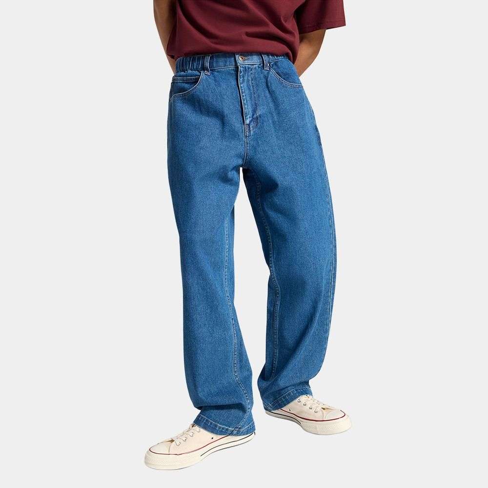 Open Hem Baggy Denim Pants men's pant-image-2