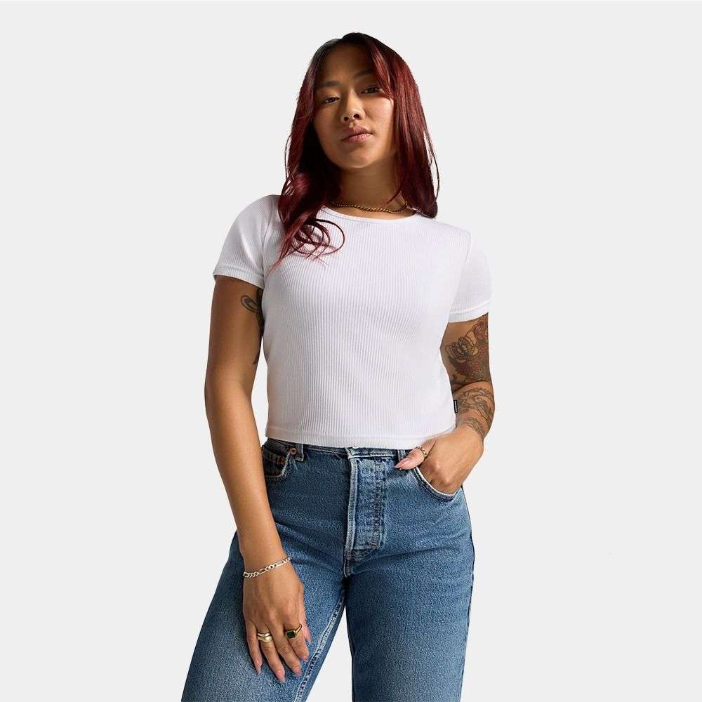 Ribbed Slim T-Shirt women t-shirt