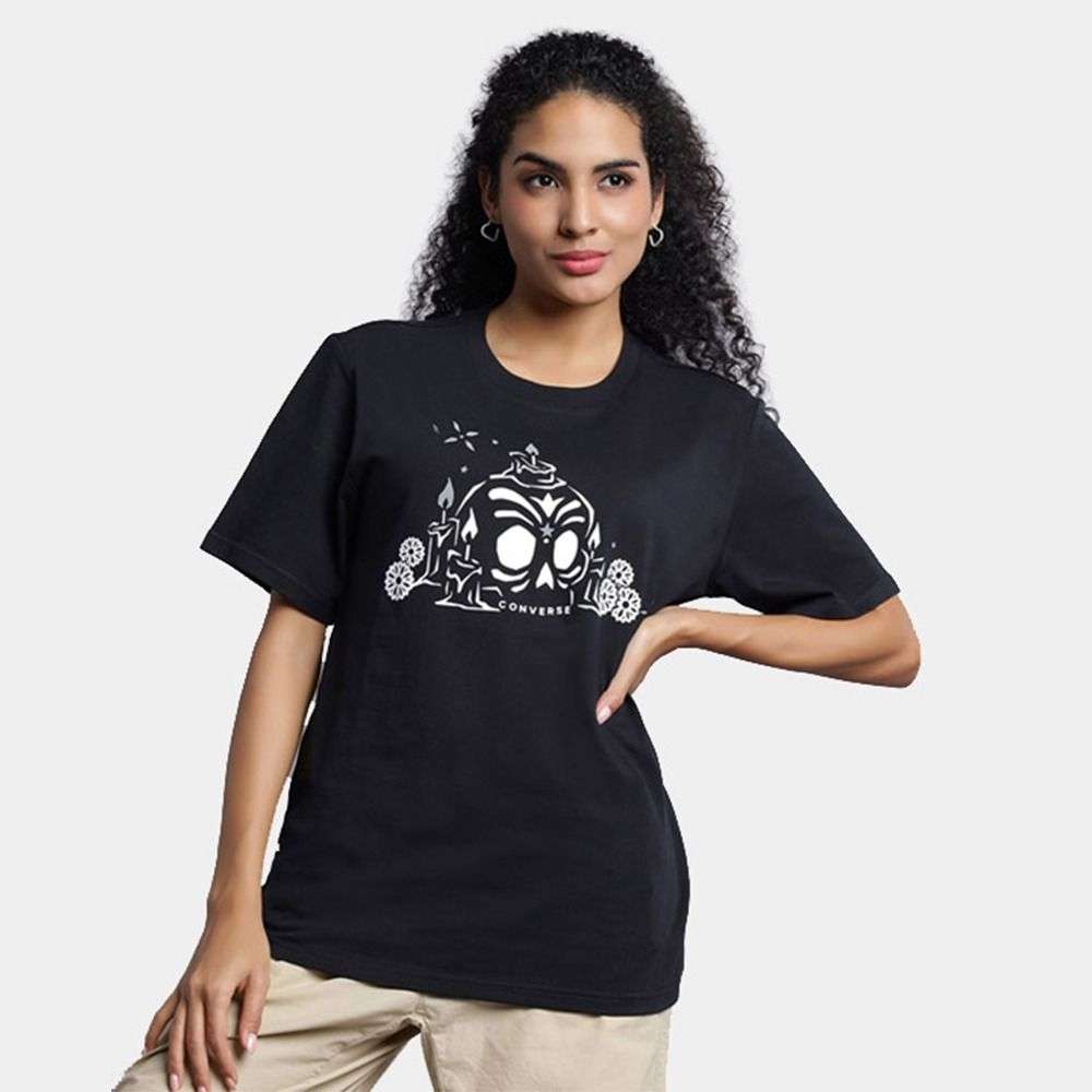 Converse x DÃ­a de Muertos Unisex Graphic T-Shirt unisex t-shirt