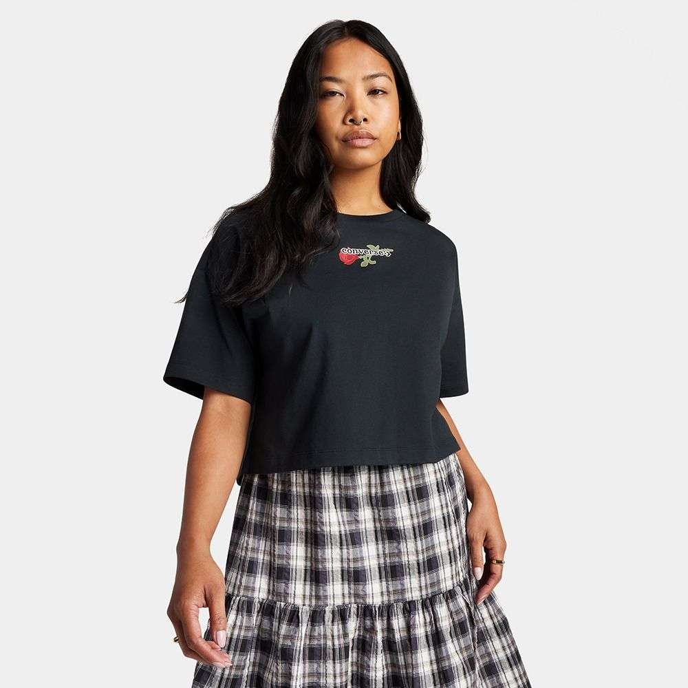 Thorned Rose Boxy T-Shirt women t-shirt