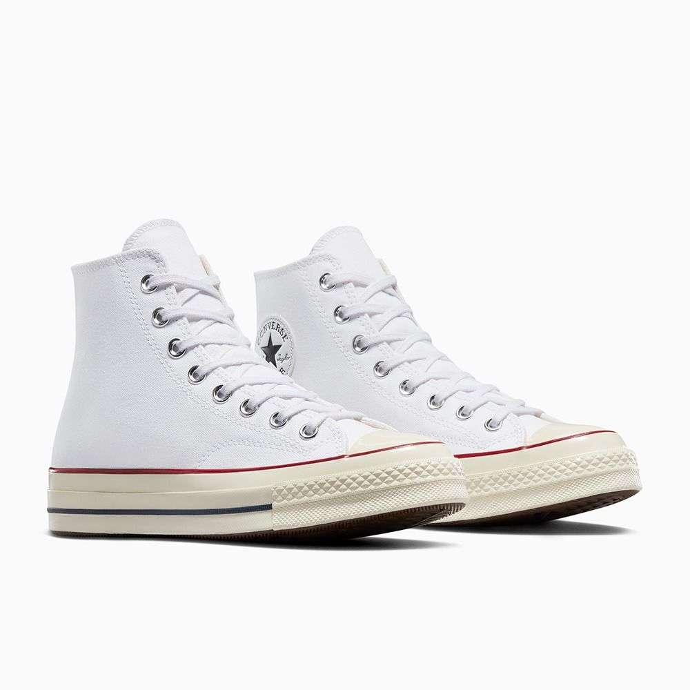 Shop Converse Unisex Chuck 70 Canvas High Top White Sneakers Online