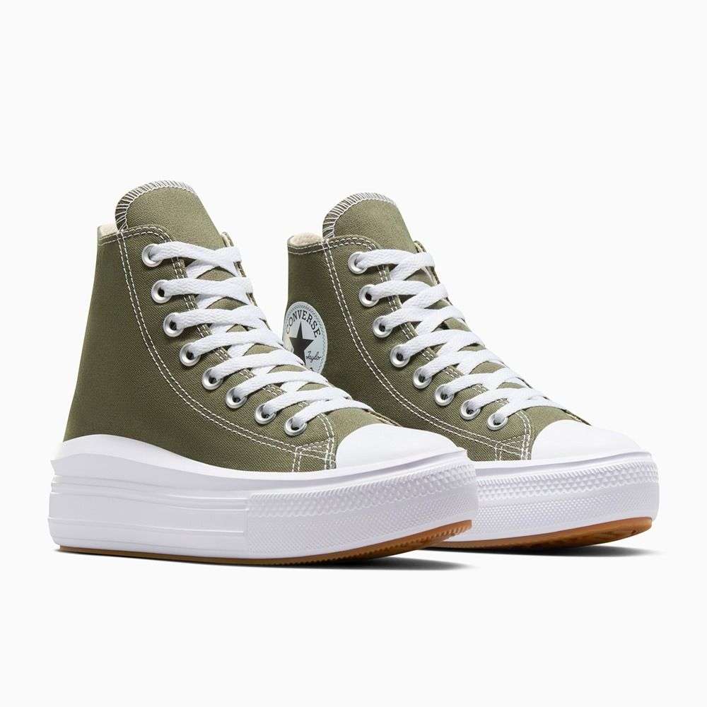 Shop Converse Women Chuck Taylor All Star Move Platform Green