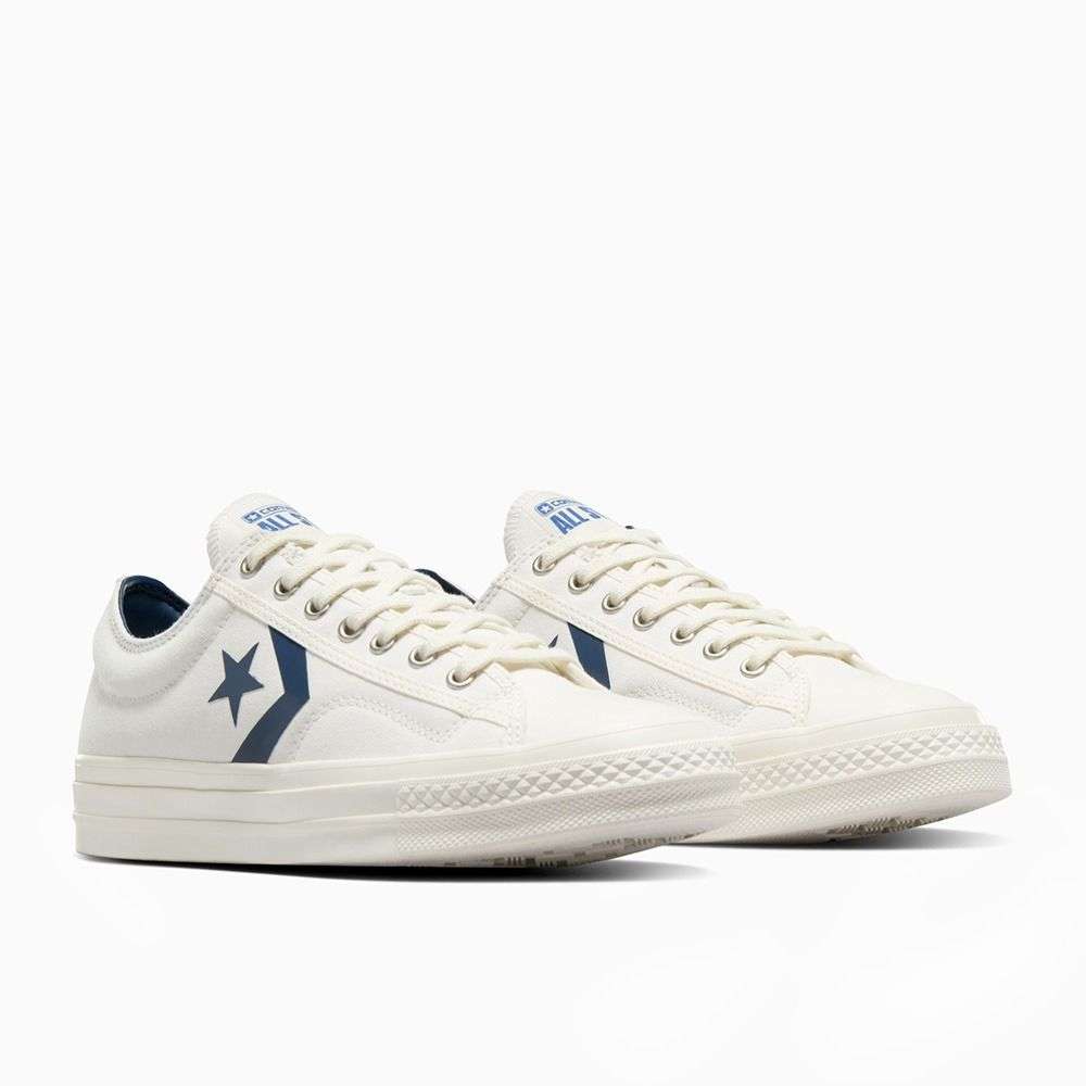 Shop Converse Unisex Star Player 76 Low Top White Sneakers Online