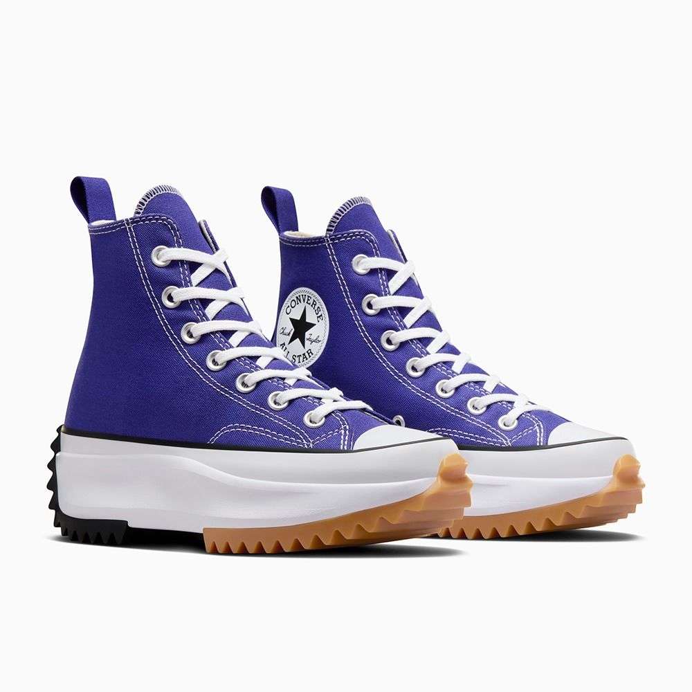 Shop Converse Unisex Run Star Hike Canvas Platform Purple Sneakers