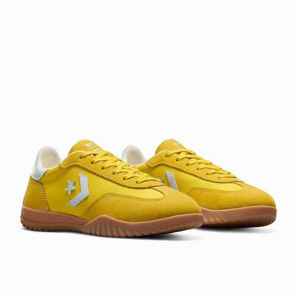 Shop Converse Unisex Run Star Trainer Low Top Yellow Sneakers