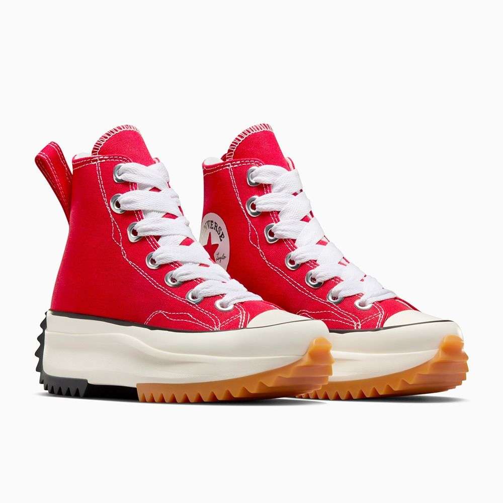 Shop Converse Unisex Run Star Hike Platform Sketch Red Sneakers