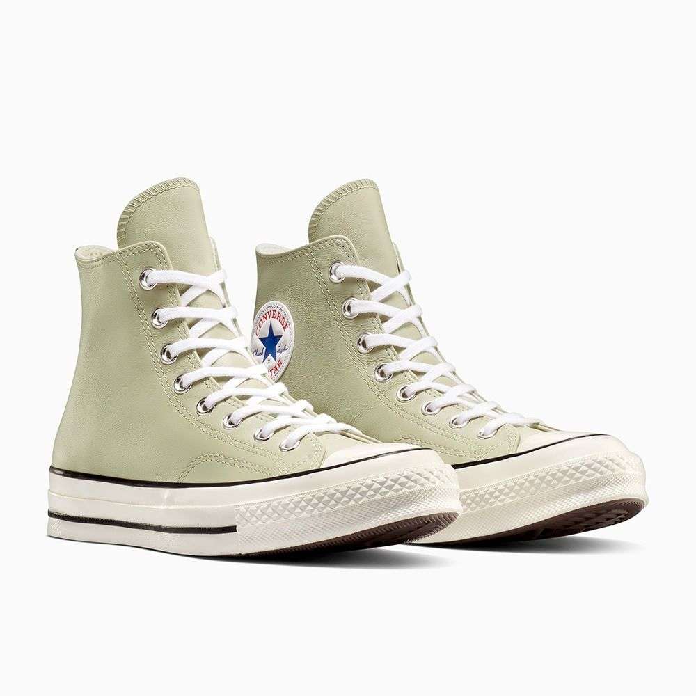 achan　0329 Shop Converse Unisex Chuck 70 Leather High Top Green Sneakers