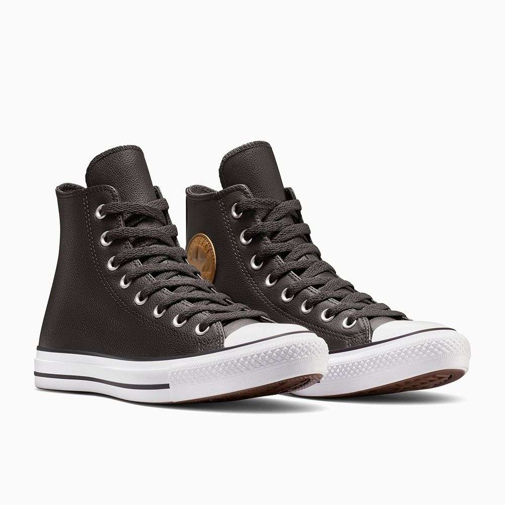 Shoes Converse Converse Blue And Brown Leather Navy Blue Leather