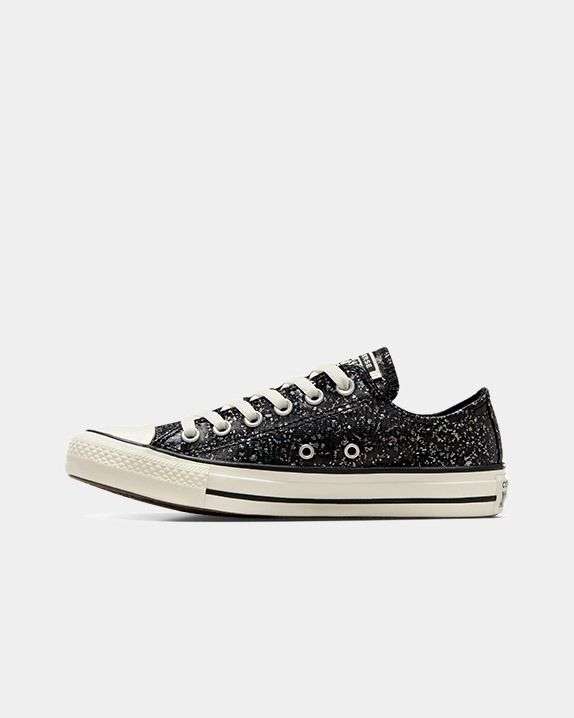 Shop Converse Women Chuck Taylor All Star Glitter Low Top Black Sneakers  Online