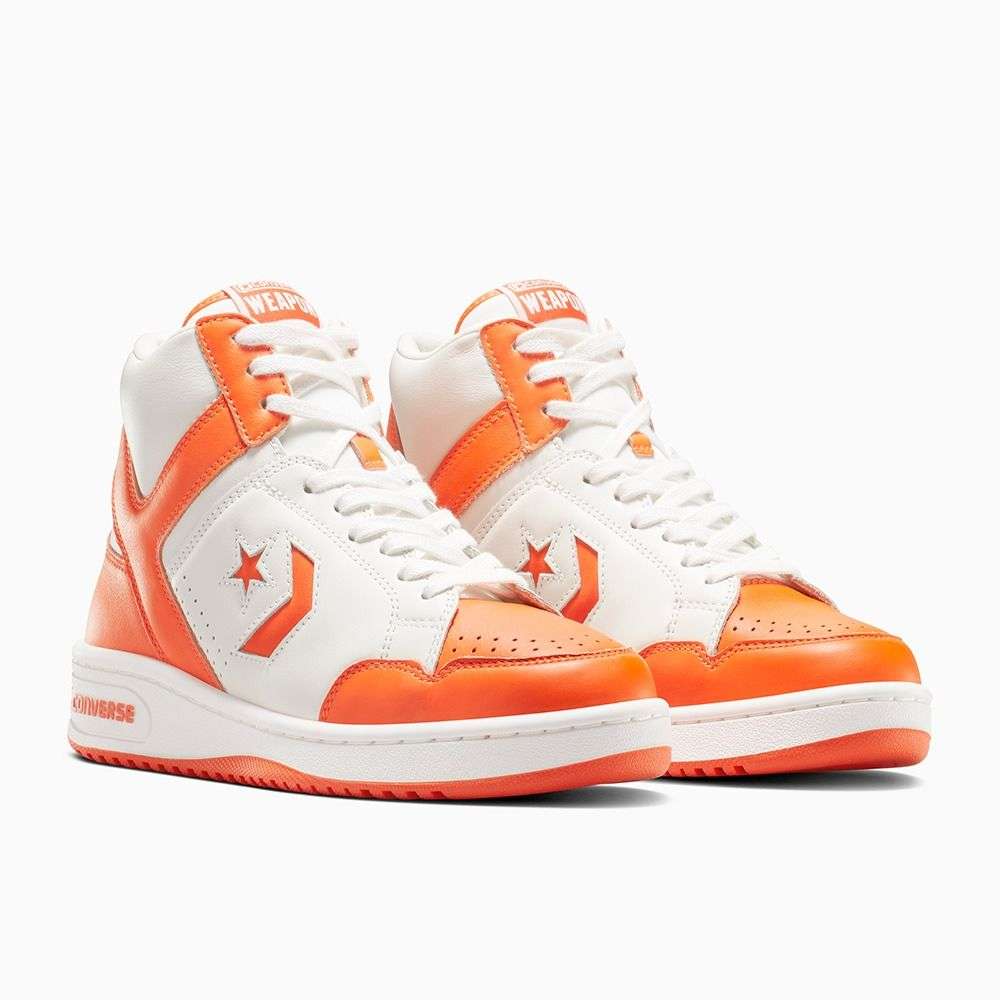 Shop Men Converse Weapon High Top Red Sneakers Online