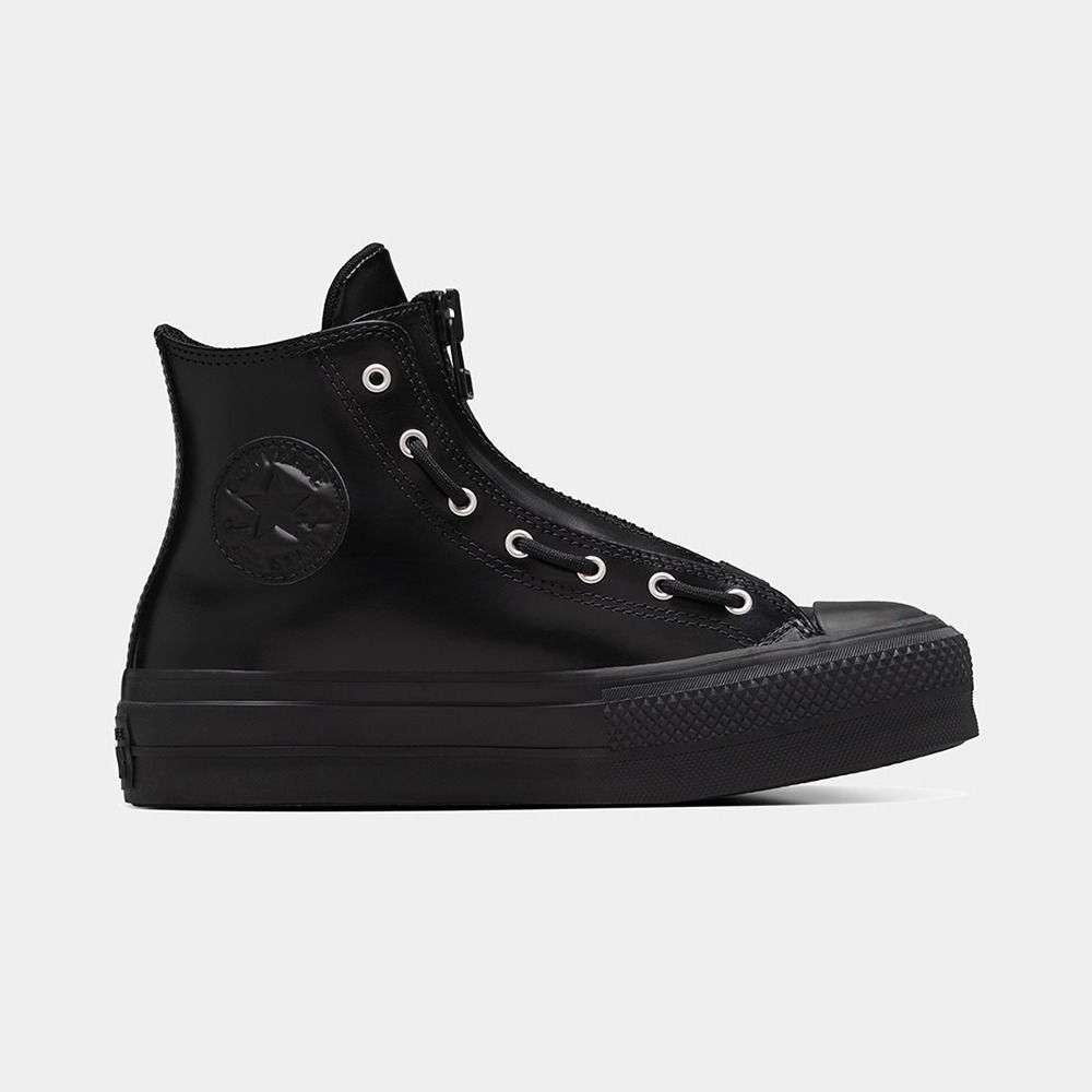 Chuck Taylor All Star Lift Platform Leather women high top shoe-image-34