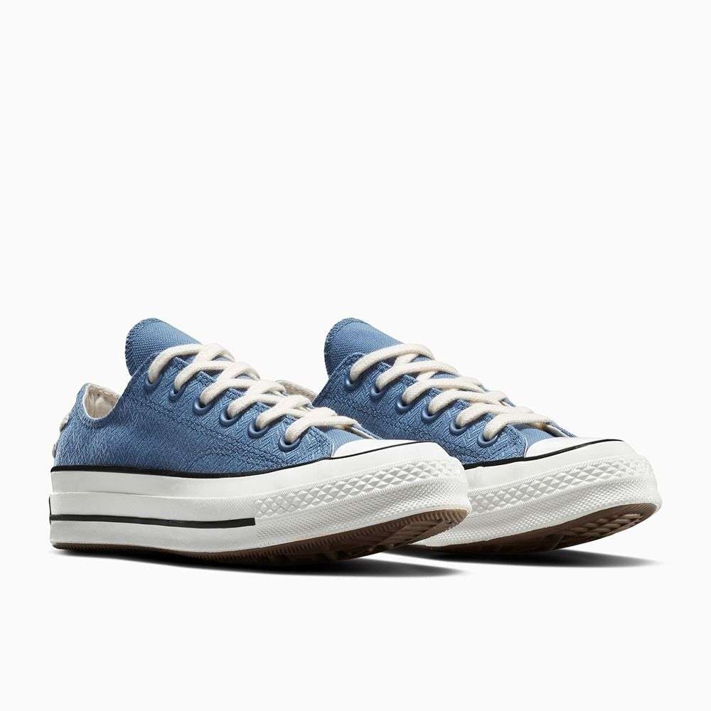 Shop Converse Women Chuck 70 Crafted Laces Low Top Blue Sneakers Online