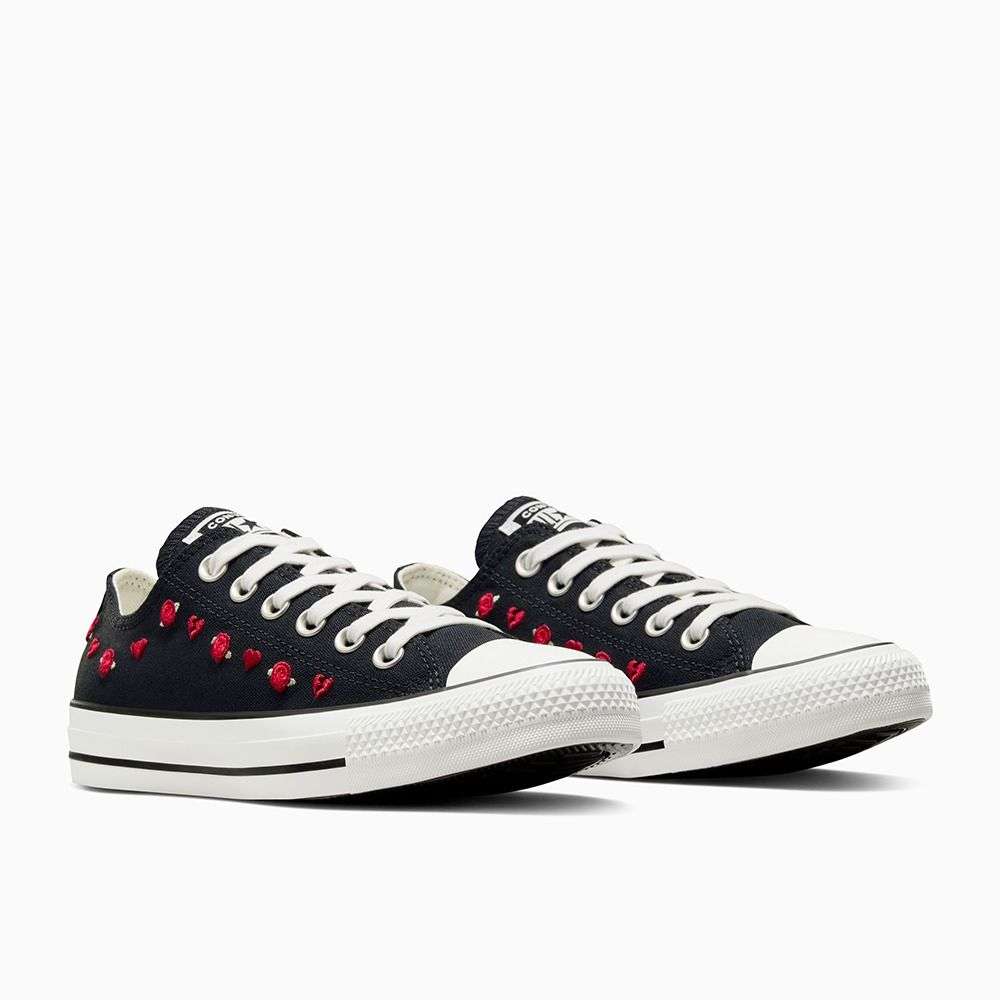 Shop Converse Women Chuck Taylor All Star Roses Low Top Black
