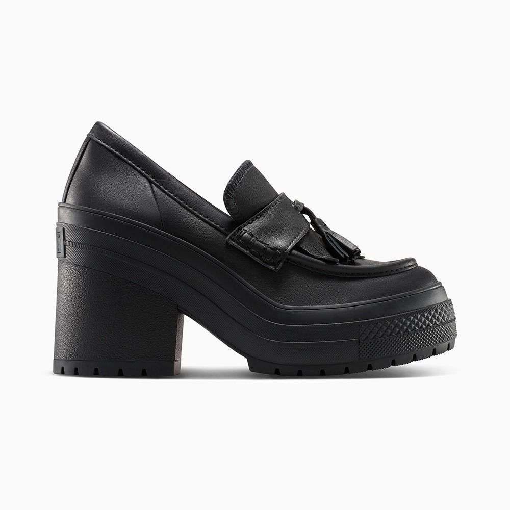 converse Chuck 70 De Luxe Heel Loafer Platform Leather unisex low top shoe-picture-22