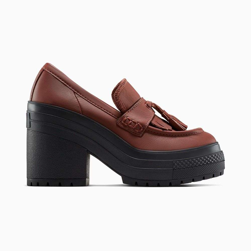 converse Chuck 70 De Luxe Heel Loafer Platform Leather unisex low top shoe-picture-33