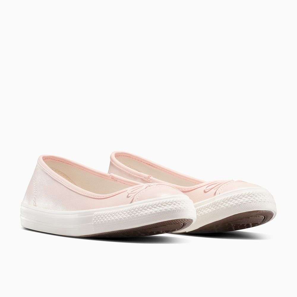 Shop Converse Women Chuck Taylor All Star Dainty Ballerina Leather Slip On  Pink Sneakers Online