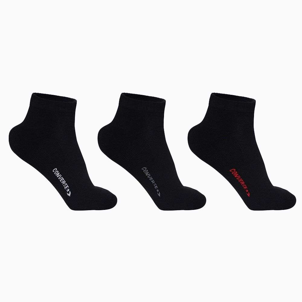 3-Pack Black Ankle Socks unisex socks