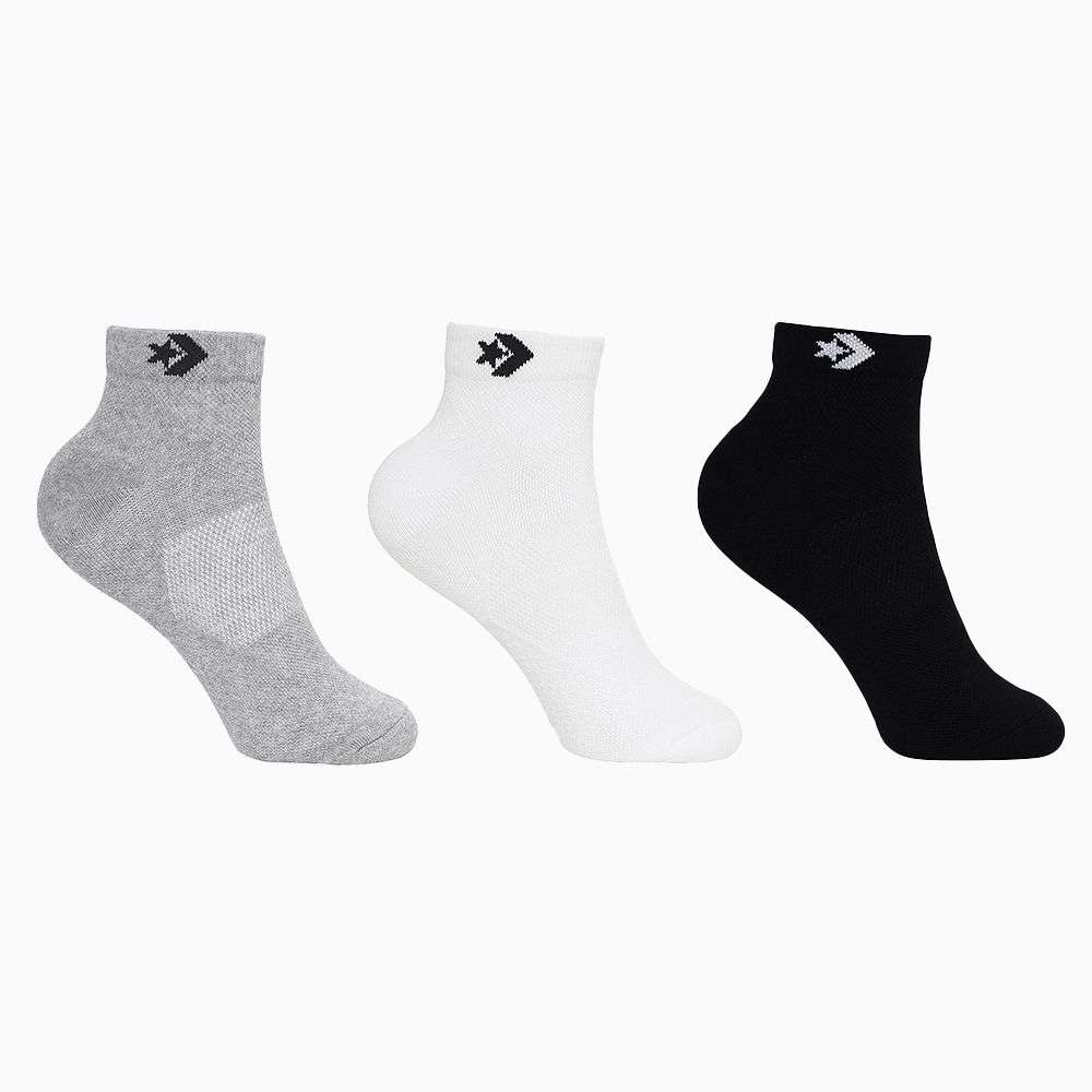 converse 3-Pack Star Chevron Logo Multi-color Ankle Socks unisex socks-picture-10
