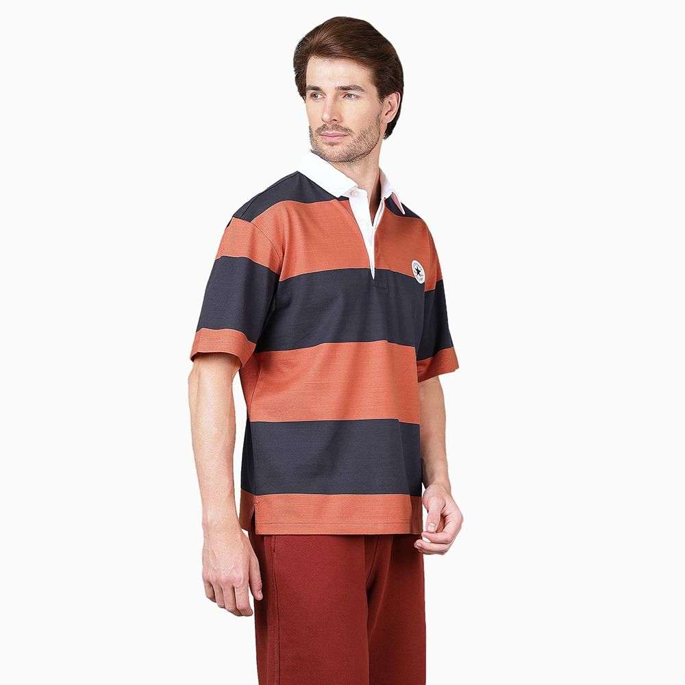 converse Rugby Striped Short Sleeve Polo T-shirt unisex t-shirt-picture-28