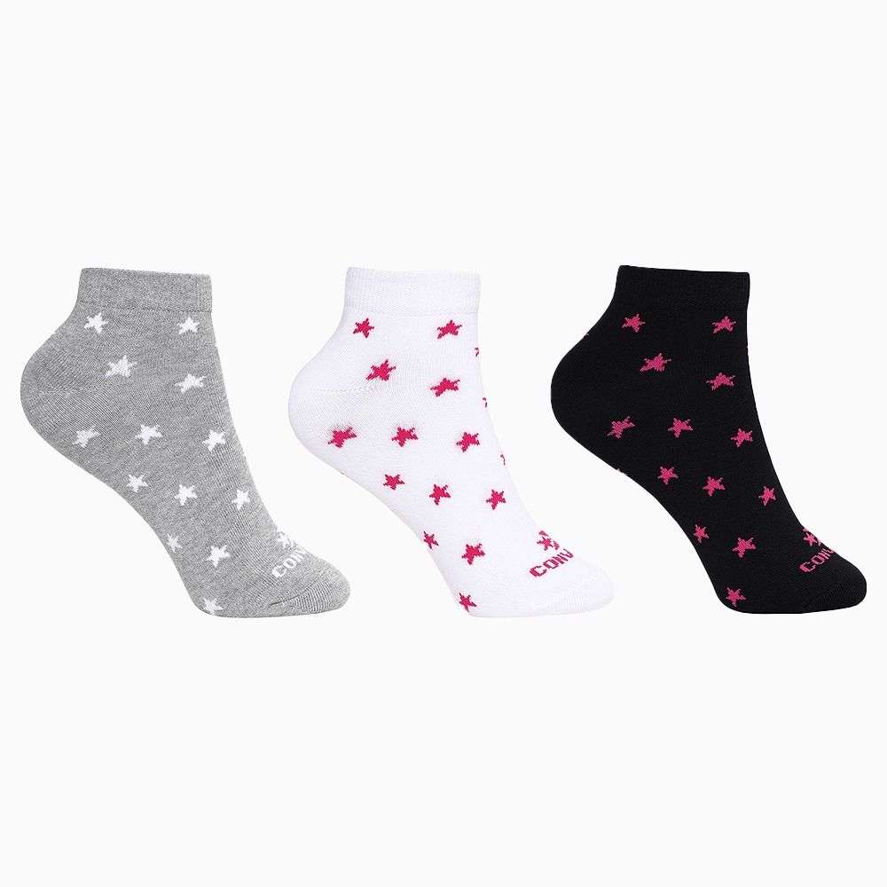 3-Pack Multi-color Ankle Socks unisex socks