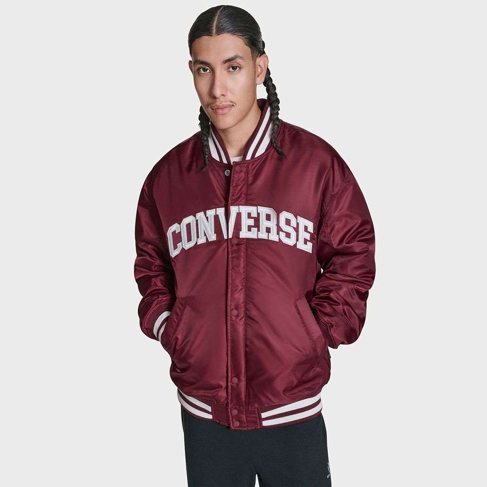 Embroidered Varsity Bomber Jacket men jacket