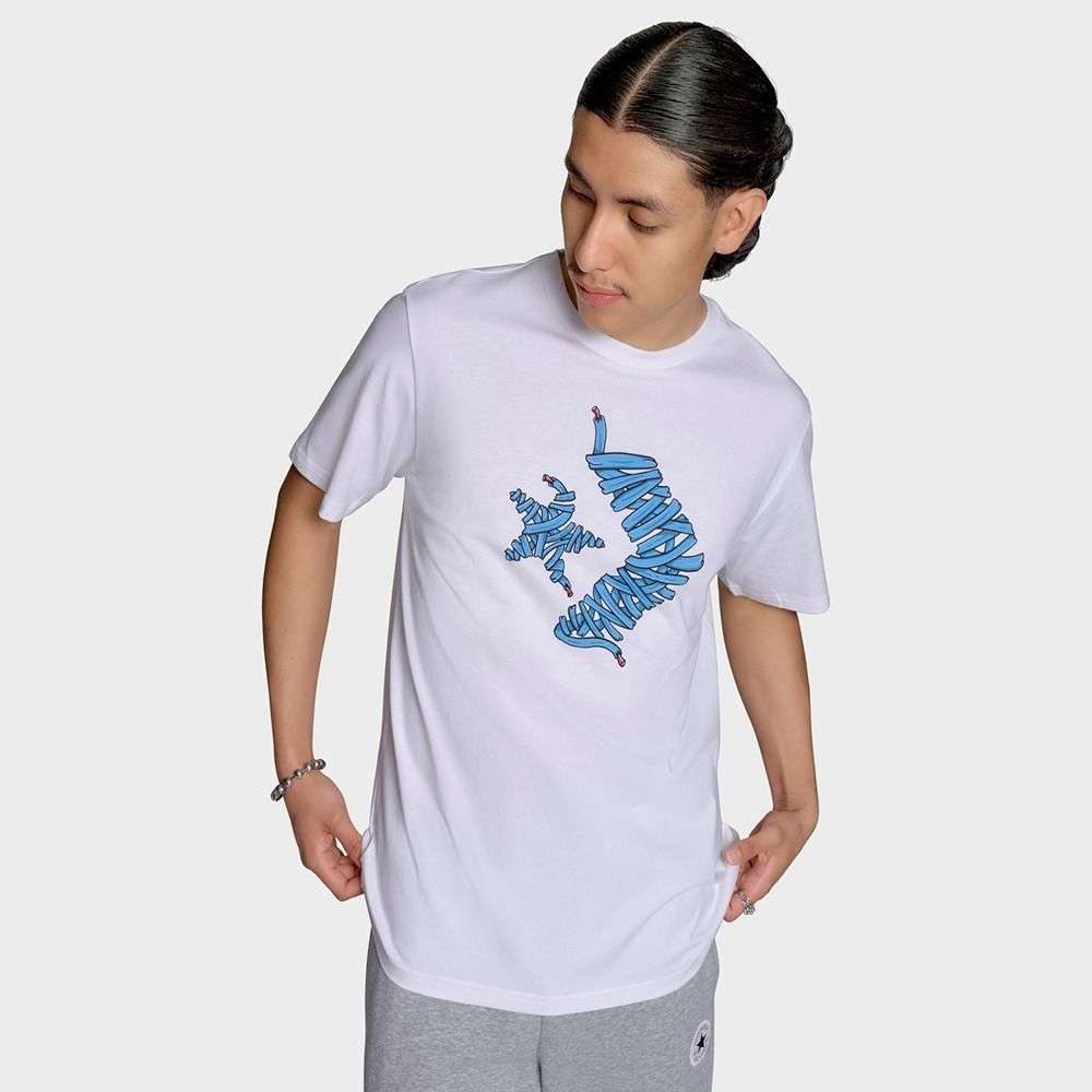 Shoelace T-Shirt men t-shirt