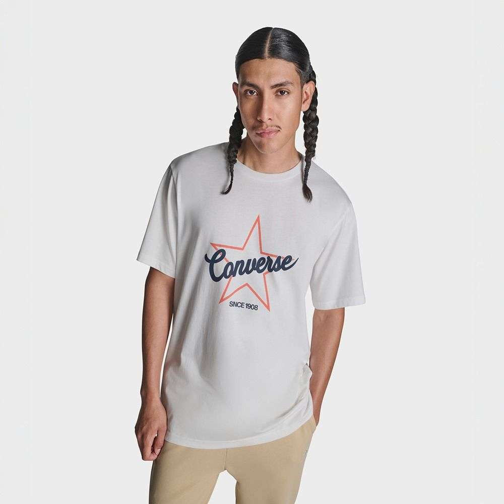 Star Outline T-Shirt men t-shirt