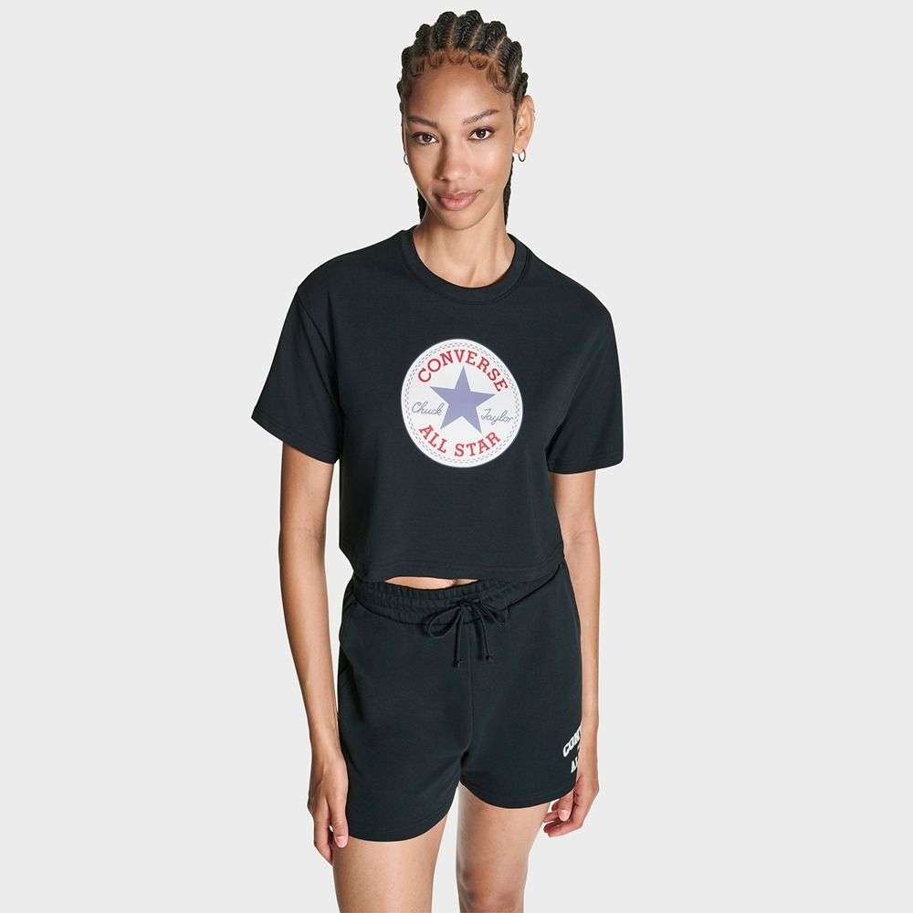 Chuck Taylor All Star Patch Cropped T-Shirt women t-shirt