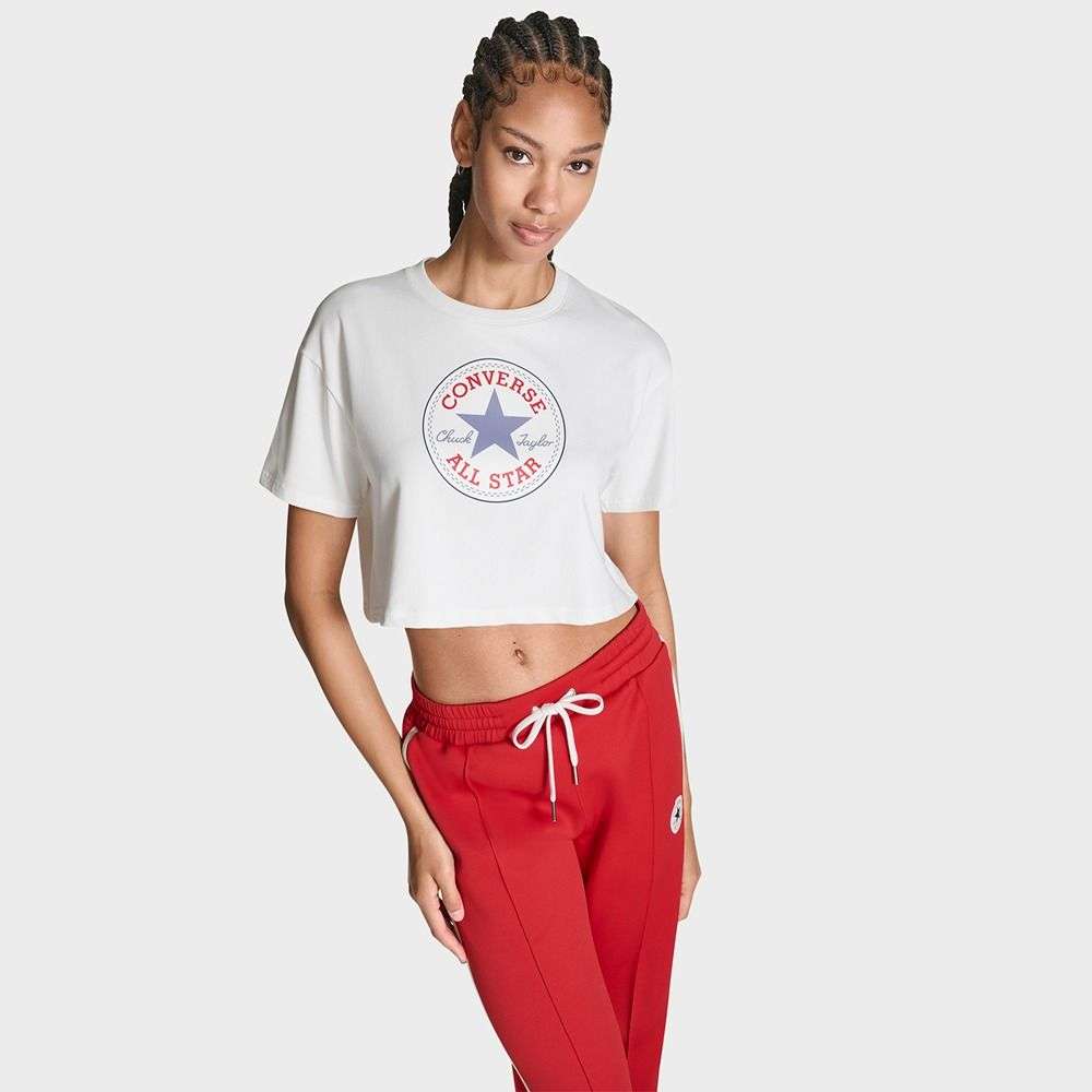 Chuck Taylor All Star Patch Cropped T-Shirt women t-shirt