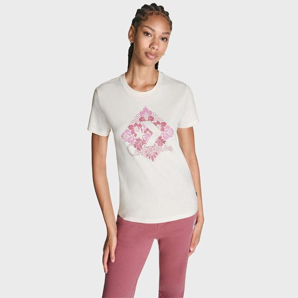 Floral Star Chevron T-Shirt women top