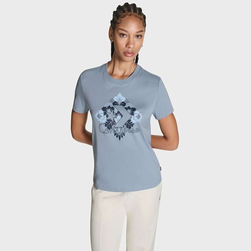 Floral Star Chevron T-Shirt women top