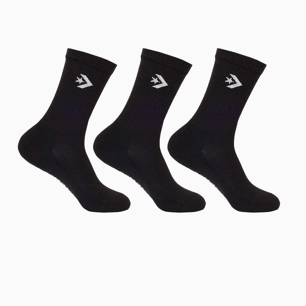 converse Pack of 3 All Star Cotton Crew Socks unisex socks-picture-1